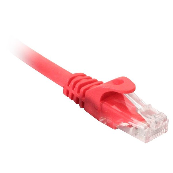 Quest Technology International Cat6 Utp 550Mhz Snagless Molded Patch Cord - 2 Ft, Red NPC-6302
